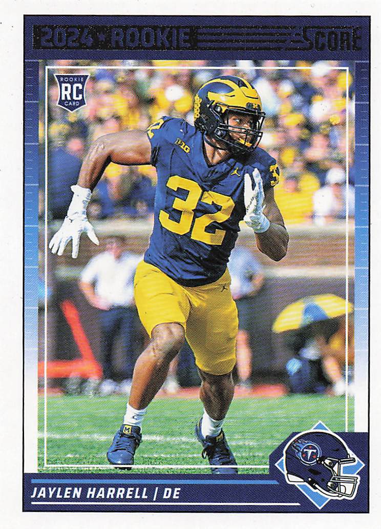 2024 Score Football Jaylen Harrell #385 RC