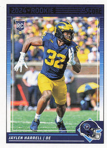 2024 Score Football Jaylen Harrell #385 RC