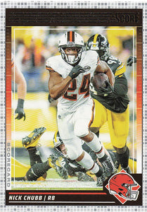 2024 Score Football Scorecard Nick Chubb #65