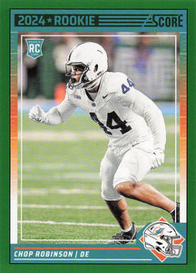 2024 Score Football Green Chop Robinson #322 RC