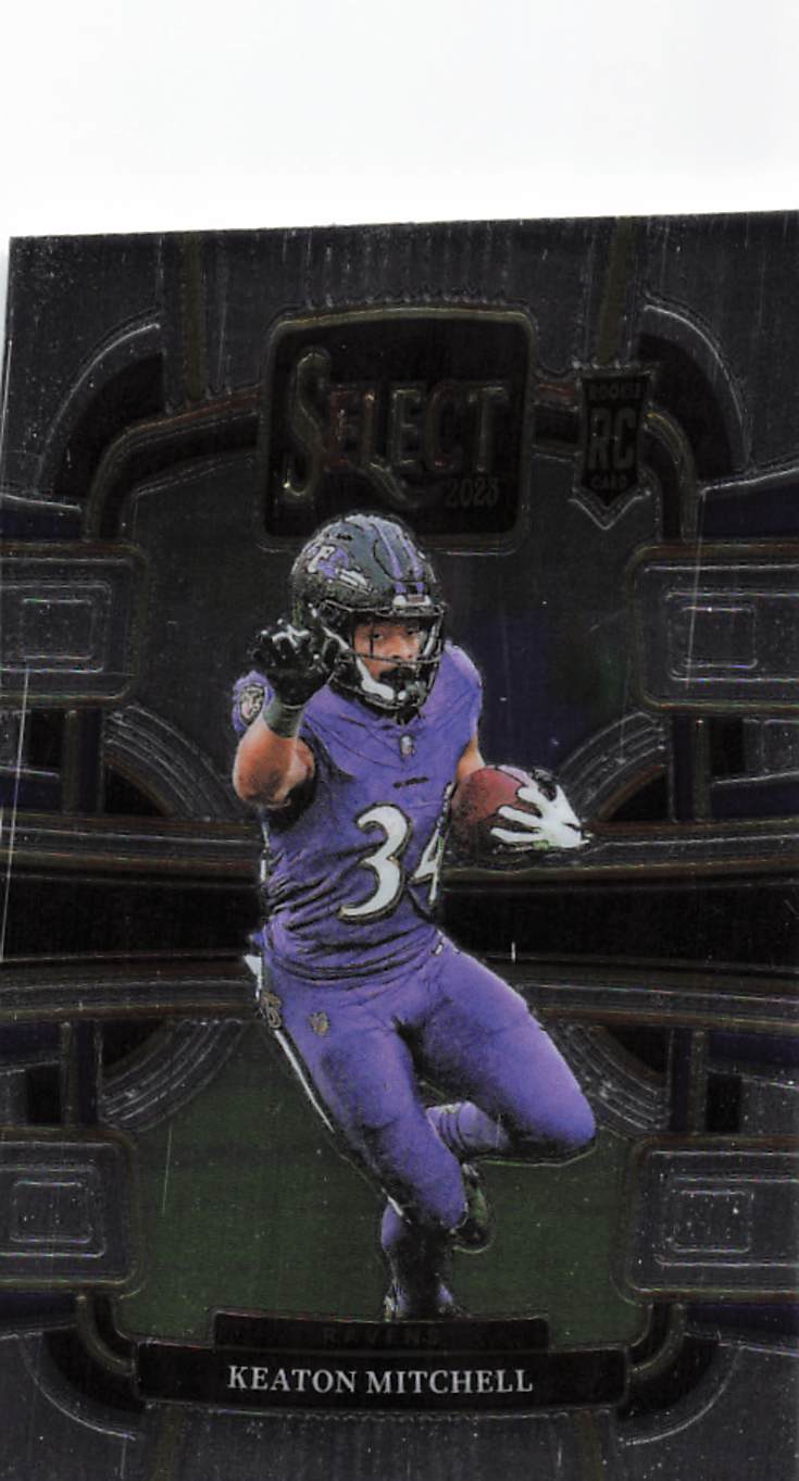 2023 Select Football Keaton Mitchell #10 RC