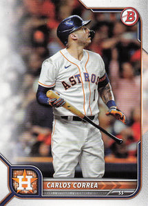 2022 Bowman Baseball Carlos Correa #3