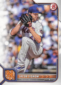 2022 Bowman Baseball Jacob deGrom #7
