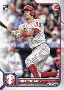 2022 Bowman Baseball Luke Williams #11 RC