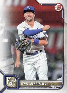 2022 Bowman Baseball Whit Merrifield #42
