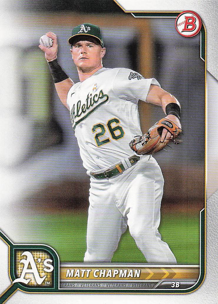 2022 Bowman Baseball Matt Chapman #77