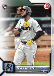 2022 Bowman Baseball Bryan De La Cruz #88 RC