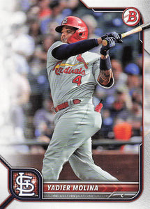 2022 Bowman Baseball Yadier Molina #92