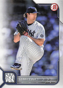 2022 Bowman Baseball Gerrit Cole #95