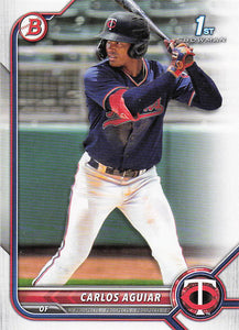 2022 Bowman Baseball Prospects Carlos Aguiar #BP-1