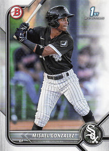 2022 Bowman Baseball Prospects Misael Gonzalez #BP-4