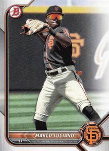 2022 Bowman Baseball Prospects Marco Luciano #BP-7