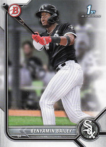2022 Bowman Baseball Prospects Benyamin Bailey #BP-8