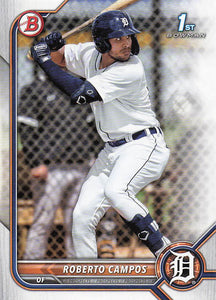 2022 Bowman Baseball Prospects Roberto Campos #BP-14