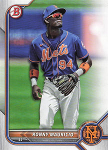 2022 Bowman Baseball Prospects Ronny Mauricio #BP-16