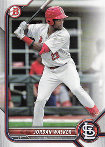 2022 Bowman Baseball Prospects Jordan Walker #BP-20
