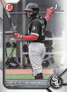 2022 Bowman Baseball Prospects Elijah Tatis #BP-23