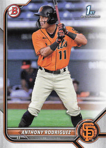 2022 Bowman Baseball Prospects Anthony Rodriguez #BP-26