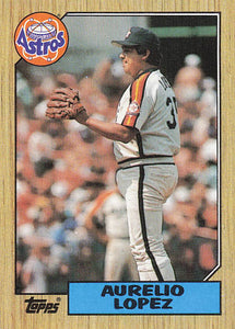 1987 Topps Baseball Aurelio Lopez #659