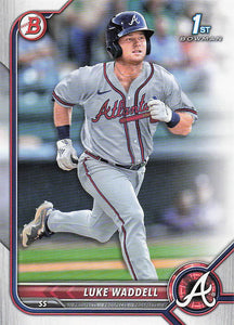 2022 Bowman Baseball Prospects Luke Waddell #BP-48