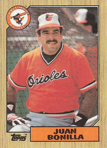 1987 Topps Baseball Juan Bonilla #668