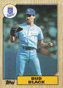 1987 Topps Baseball Bud Black #669