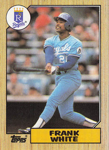 1987 Topps Baseball Frank White #692