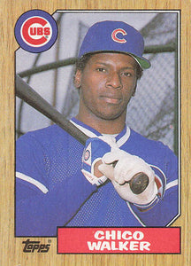 1987 Topps Baseball Chico Walker #695
