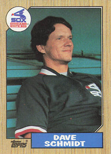 1987 Topps Baseball Dave Schmidt #703