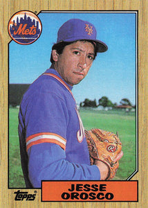 1987 Topps Baseball Jesse Orosco #704