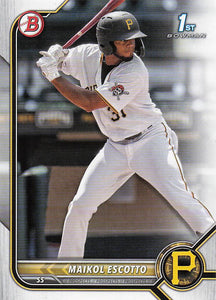 2022 Bowman Baseball Prospects Maikol Escotto #BP-52