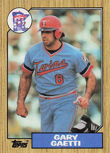 1987 Topps Baseball Gary Gaetti #710