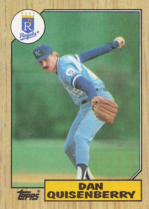 1987 Topps Baseball Dan Quisenberry #714