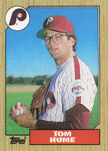 1987 Topps Baseball Tom Hume #719