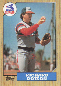 1987 Topps Baseball Richard Dotson #720