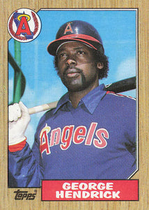 1987 Topps Baseball George Hendrick #725