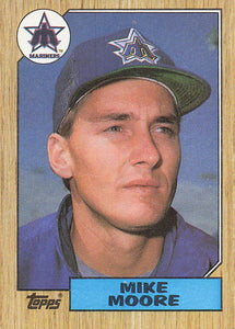 1987 Topps Baseball Mike Moore #727