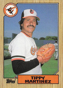 1987 Topps Baseball Tippy Martinez #728