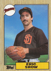 1987 Topps Baseball Eric Show #730