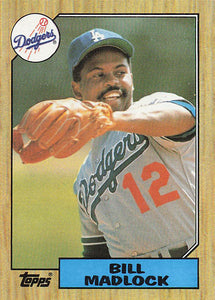 1987 Topps Baseball Bill Madlock #734