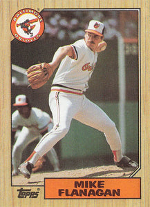 1987 Topps Baseball Mike Flanagan #748