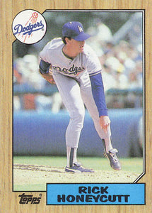 1987 Topps Baseball Rick Honeycut #753