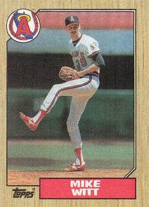 1987 Topps Baseball Mike Witt #760