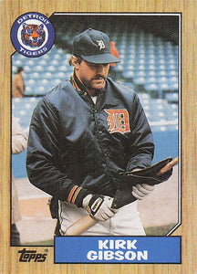 1987 Topps Baseball Kirk Gibson #765