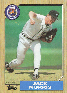1987 Topps Baseball Jack Morris #778