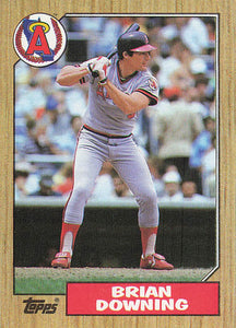 1987 Topps Baseball Brian Downing #782