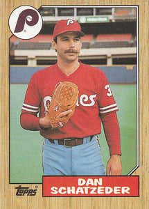 1987 Topps Baseball Dan Schatzeder #789