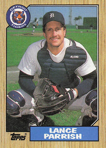 1987 Topps Baseball Lance Parrish #791