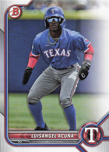 2022 Bowman Baseball Prospects Luisangel Acuña #BP-72
