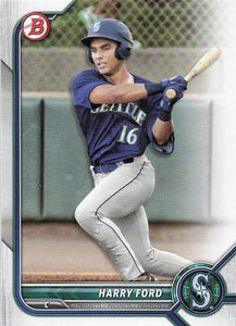 2022 Bowman Baseball Prospects Harry Ford #BP-78